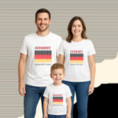 T-shirt Pour Bébé Drapeau de l'Allemagne