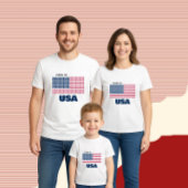 T-shirt Pour Bébé Drapeau de l'Amérique
