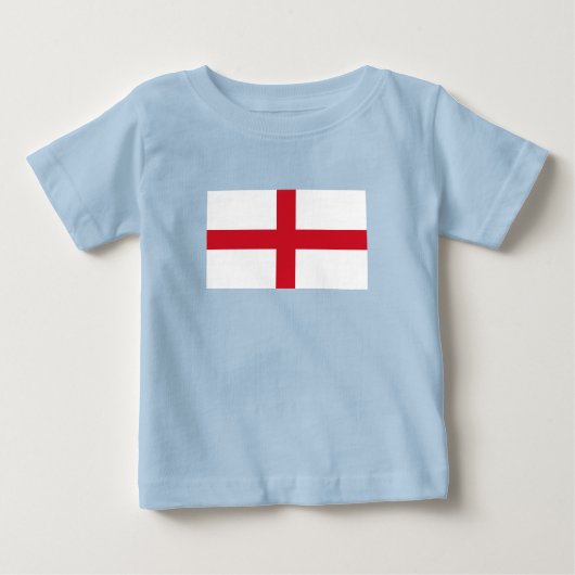 T-shirt Pour Bébé Drapeau de l'Angleterre (Devant)