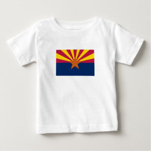 T-shirt Pour Bébé Drapeau de l'Arizona
