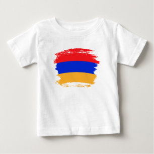 T-shirt Pour Bébé Drapeau de l'Arménie