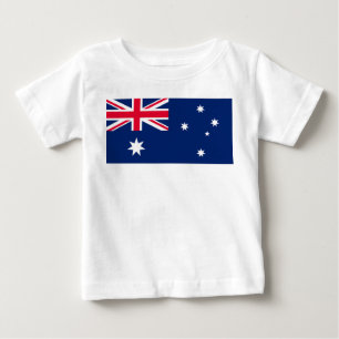 T-shirt Pour Bébé Drapeau de l'Australie