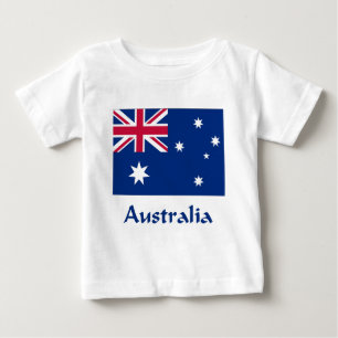 T-shirt Pour Bébé Drapeau de l'Australie