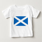T-shirt Pour Bébé Drapeau de l'Ecosse - Bratach na h-Alba (Devant)