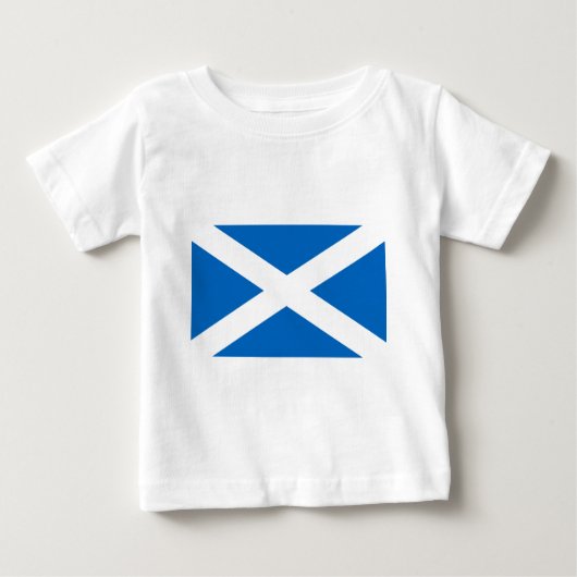 T-shirt Pour Bébé Drapeau de l'Ecosse - Bratach na h-Alba (Devant)