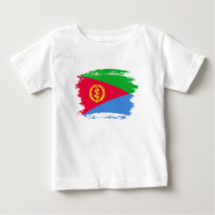 T-shirt Pour Bébé Drapeau de l'Érythrée