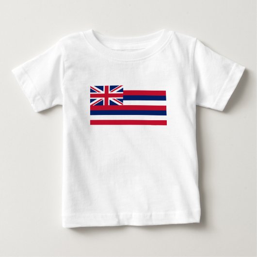 T-shirt Pour Bébé Drapeau de l'État d'Hawaii (Devant)