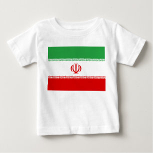 T-shirt Pour Bébé Drapeau de l'Iran