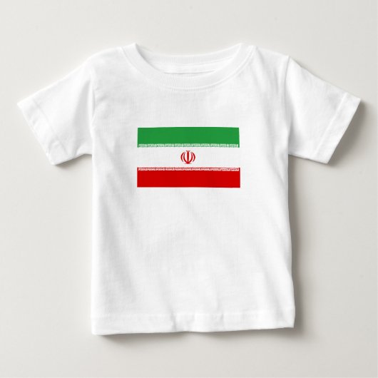 T-shirt Pour Bébé Drapeau de l'Iran (Devant)