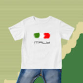 T-shirt Pour Bébé Drapeau de l'Italie