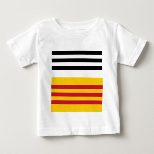 T-shirt Pour Bébé Drapeau de Loon op Zand (Devant)