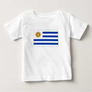 T-shirt Pour Bébé Drapeau de l'Uruguay