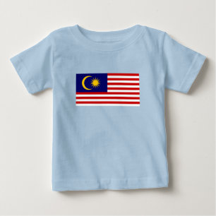 T-shirt Pour Bébé Drapeau de Malaisie