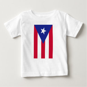 T-shirt Pour Bébé Drapeau de Porto Rico - Bandera De Porto Rico
