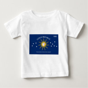 T-shirt Pour Bébé Drapeau de République de conque