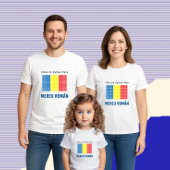 T-shirt Pour Bébé Drapeau de Roumanie