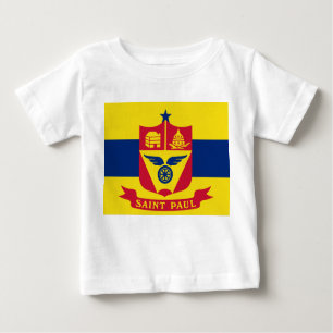 T-shirt Pour Bébé Drapeau de Saint Paul (Minnesota)