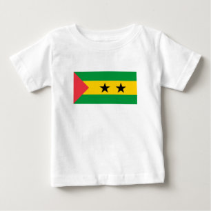 T-shirt Pour Bébé Drapeau de Sao Tomé-et-Principe