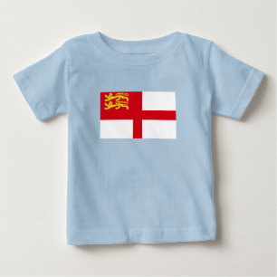 T-shirt Pour Bébé Drapeau de Sercq