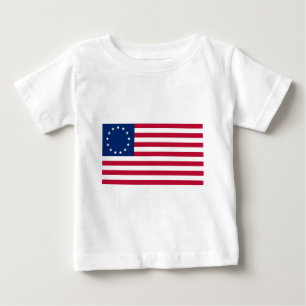 T-shirt Pour Bébé Drapeau des Etats-Unis Betsy Ross