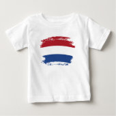 T-shirt Pour Bébé Drapeau des Pays-Bas (Devant)
