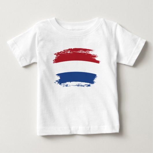 T-shirt Pour Bébé Drapeau des Pays-Bas (Devant)