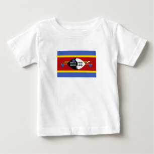 T-shirt Pour Bébé Drapeau d'Eswatini