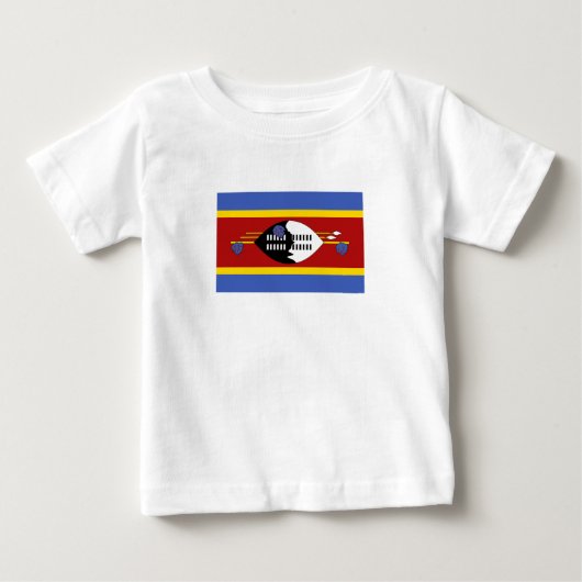 T-shirt Pour Bébé Drapeau d'Eswatini (Devant)