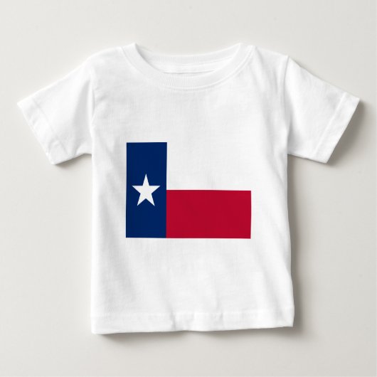 T-shirt Pour Bébé Drapeau d'État du Texas (Devant)
