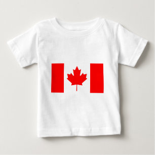 T-shirt Pour Bébé Drapeau Du Canada