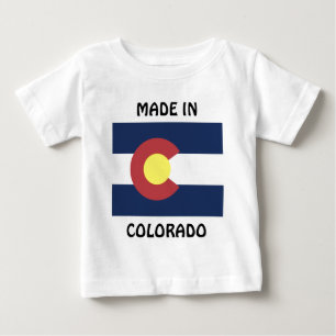 T-shirt Pour Bébé Drapeau du Colorado