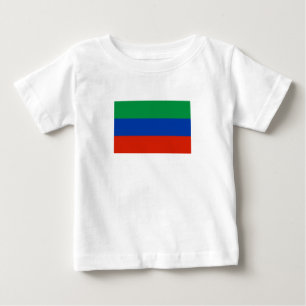 T-shirt Pour Bébé Drapeau du Daghestan