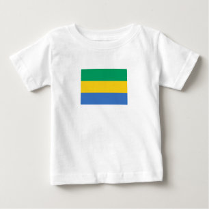 T-shirt Pour Bébé Drapeau du Gabon