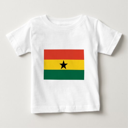 T-shirt Pour Bébé Drapeau du Ghana (Devant)