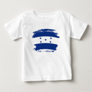 T-shirt Pour Bébé Drapeau du Honduras