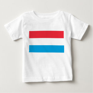 T-shirt Pour Bébé Drapeau du Luxembourg