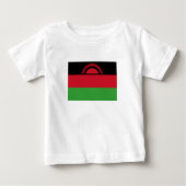 T-shirt Pour Bébé Drapeau du Malawi (Devant)