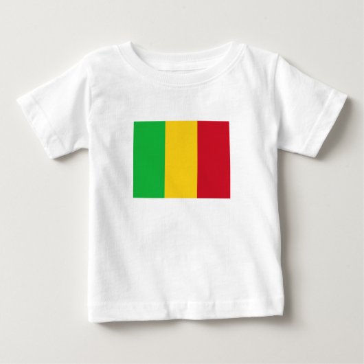 T-shirt Pour Bébé Drapeau du Mali (Devant)
