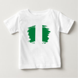 T-shirt Pour Bébé Drapeau du Nigeria