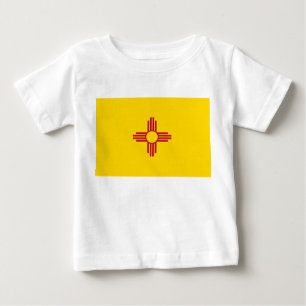 T-shirt Pour Bébé Drapeau du Nouveau-Mexique (État américain)