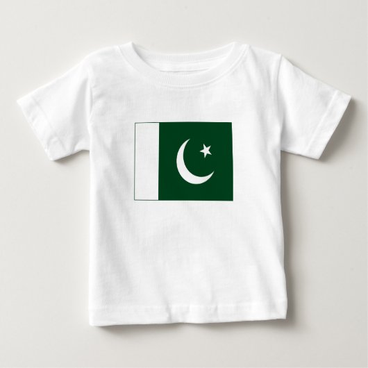 T-shirt Pour Bébé Drapeau du Pakistan (Devant)