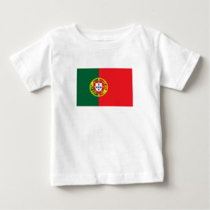 T-shirt Pour Bébé Drapeau du Portugal