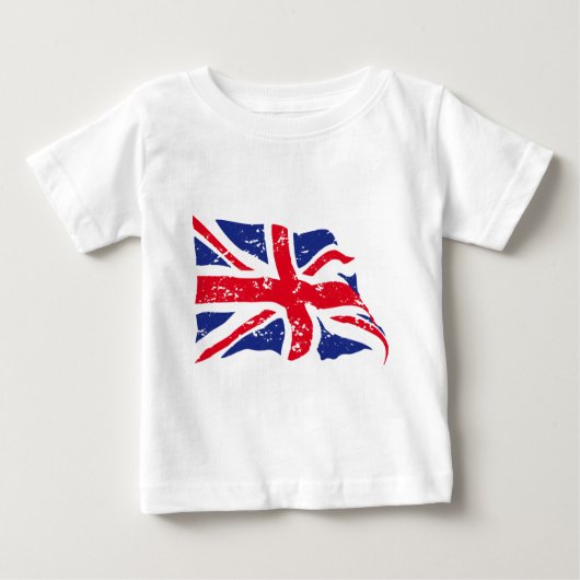 T-shirt Pour Bébé Drapeau du Royaume-Uni (Devant)