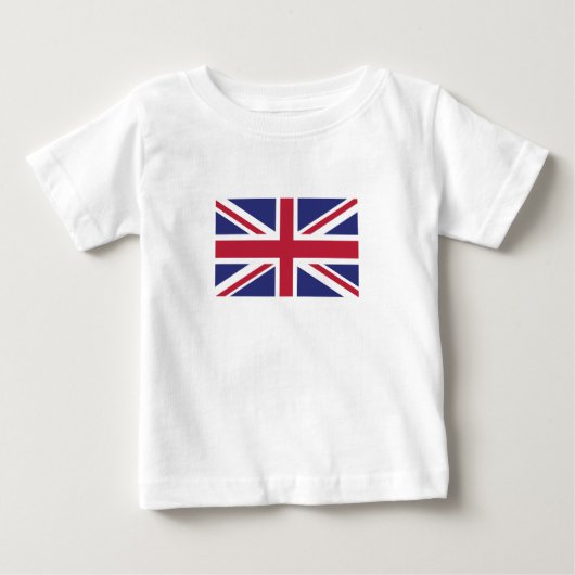 T-shirt Pour Bébé Drapeau du Royaume-Uni patriotique (Devant)