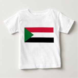 T-shirt Pour Bébé Drapeau du Soudan