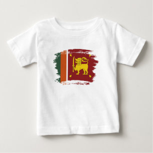 T-shirt Pour Bébé Drapeau du Sri Lanka