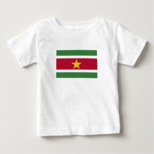 T-shirt Pour Bébé Drapeau du Suriname