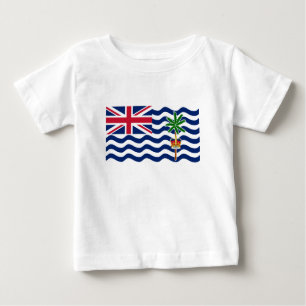 T-shirt Pour Bébé Drapeau du Territoire britannique de l'océan Indie