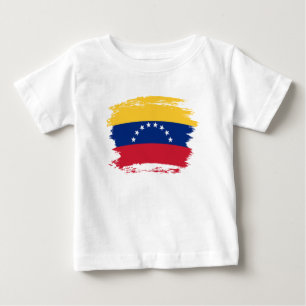 T-shirt Pour Bébé Drapeau du Venezuela