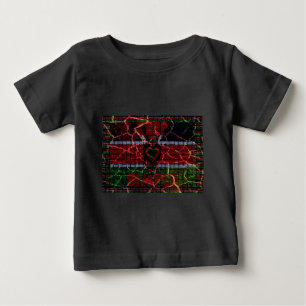 T-shirt Pour Bébé Drapeau fissuré : Faites simple - Résilience kenya